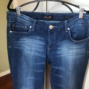 SEVEN7 JEANS NWOT SZ 12 STRETCH BOOTCUT LOW RISE ENSEMBLE BACK POCKET